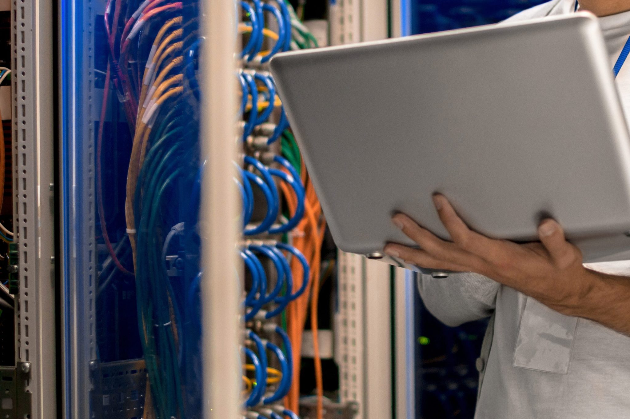 Truedata IT Services technician working on server infrastructure